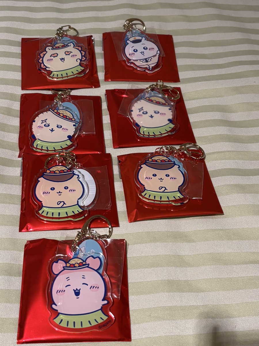 sirasu0217's tweet photo. [交換] さんふらわあ ちいかわ 交換

譲: ちいかわ、シーサー、らっこ、くりまんじゅう、古本屋

求: ハチワレ

郵送または札幌手渡し希望
現在、大洗→苫小牧行きのフェリーに乗っていますので、同じフェリーに乗っている方は船内での交換可能です。
お気軽にお声掛けください！ https://t.co/Hb4l7VcZT9
