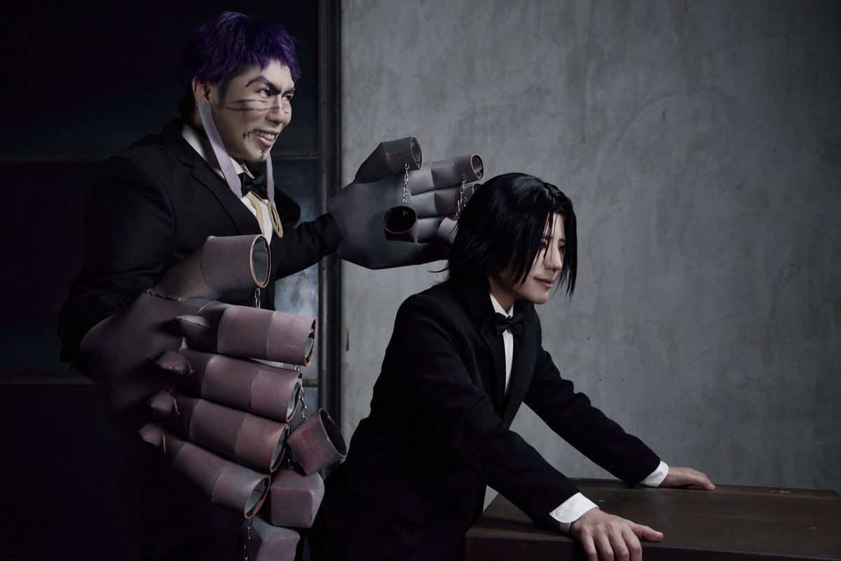 hiyu87's tweet photo. <cos>

HUNTER×HUNTER

フランクリン @kotatudx  
フェイタン @hiyu87

─ ───────────

それでは堅苦しい
あいさつはぬきに致しまして
さっさとくたばるがいいね

─────────── ─

📷 @CameTee https://t.co/a20PdeJEuh