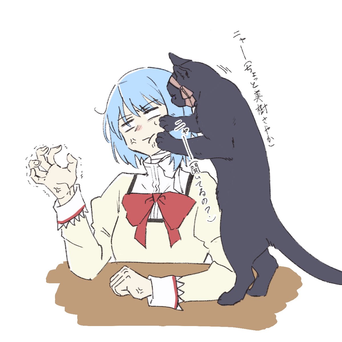 iokoma306's tweet photo. さやかと🐈‍⬛ほむ https://t.co/0ULqc45k2X