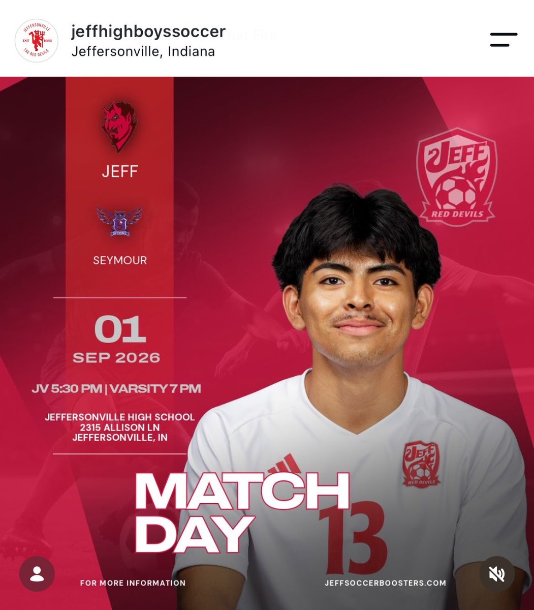 JeffHS_Wres's tweet photo. There’s our guy! @JeffHS_BSoc 
Get out there and cheer! @JeffRedDevilsAD https://t.co/ry5xukwJ9J