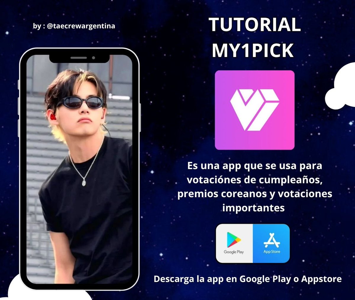 TeamVoteArg's tweet photo. 🗳 TUTORIAL MY 1PICK 
@TaeStreamArg #V #Taehyung #Kimtaehyung https://t.co/65YZkIrof2