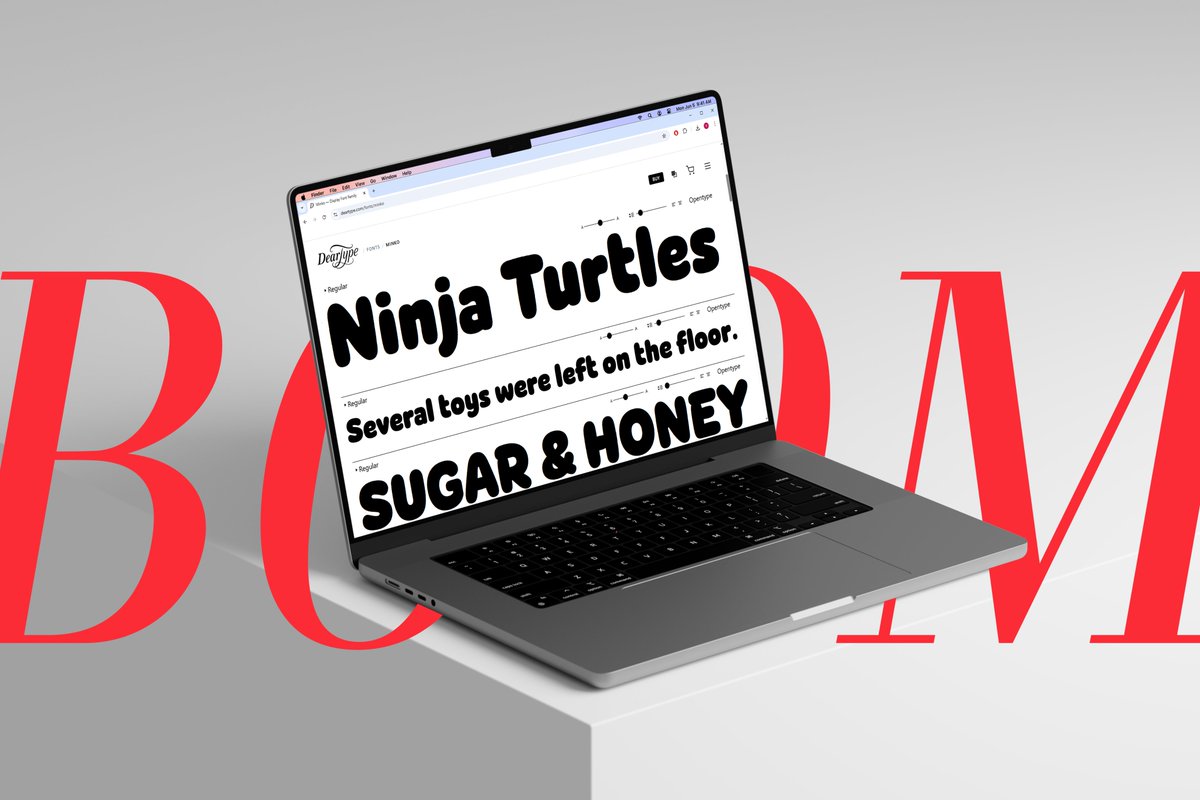 DearType's tweet photo. It's official! DearType has a new website and boy, do I have some new fonts for you! Test them live, preview Opentype features and make sure you scroll down to the bottom of each page to see some cool samples.
Check out https://t.co/rzjn17mA8w https://t.co/htbonxQhgB