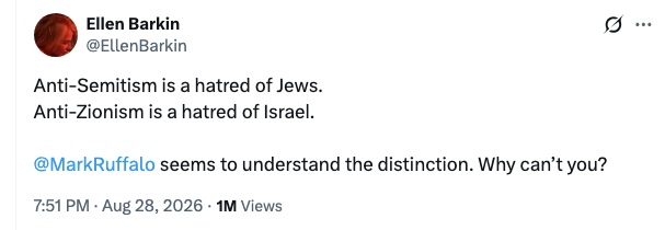 DavidBennun's tweet photo. Yeah, not sure that "We don't hate Jews, we just hate a country full of Jews" is quite the unanswerable refutation of Jew-hate you moral and intellectual giants think it is. https://t.co/TQhqKtmxkh