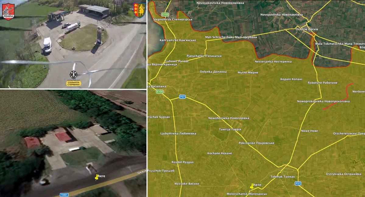 JulianRoepcke's tweet photo. #NewsMap 
Ukraine reveals it mass-uses 50-km fiber-optic-guided drones since early summer this year.
Latest publications from "Ronin" in Zaporizhzhia and "Signum" in Donetsk show dozens of attacks n Russian logistics, dating back several months. https://t.co/Bf5BLgOCbi