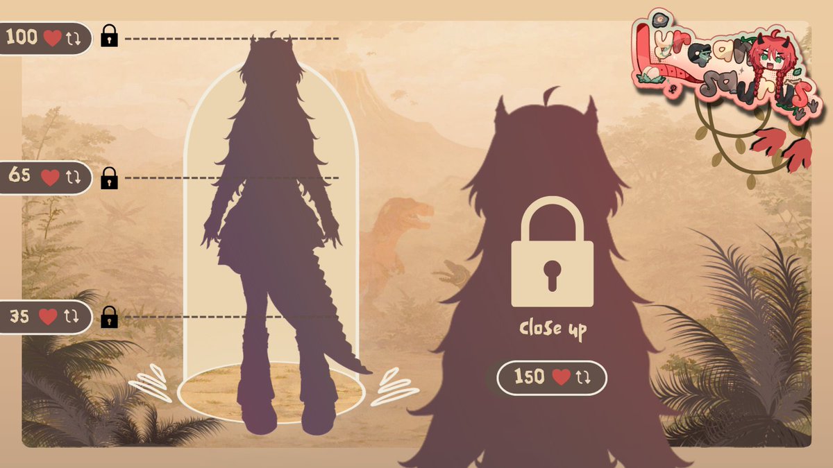 Lyraanosaurus's tweet photo. [Model Reveal]

A little roar is coming…

Hello i'm Lyraa, the dinosaur who survived millions of years just to find her way here.

Are you ready to meet your prehistoric little menace? help me to unlock my model 🦖✨ 

#Vtuber #VtuberID #VtuberReveal #ModelReveal #Vtuberuprising https://t.co/nTq7MpZ0Q8