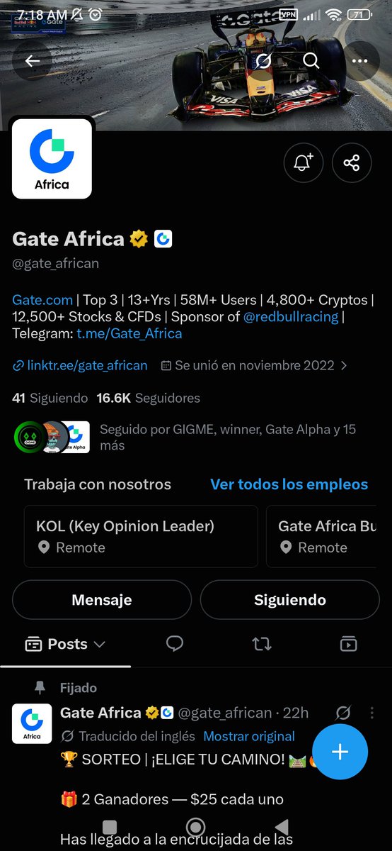 GabitoKing19's tweet photo. @gate_african My path: EXPLORER ✅

🔹Tags @WinnerMva @Luismelysce https://t.co/XG0ZqIcDOj