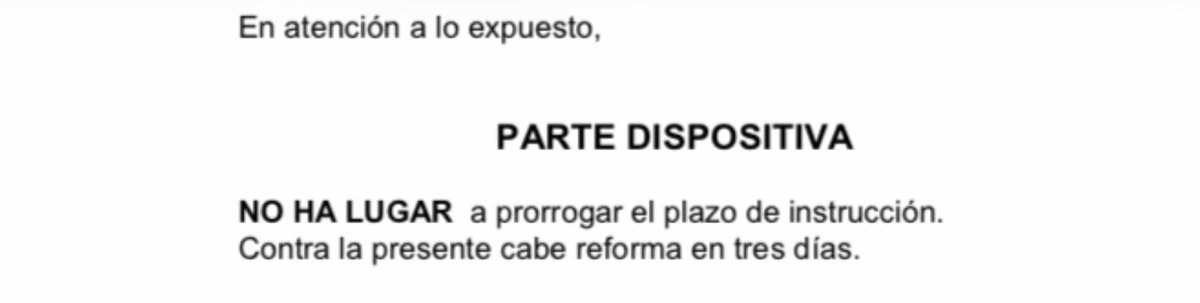 XavierEstradaF1's tweet photo. 🚨 CAS NEGREIRA

El Real Madrid va demanar prorrogar novament la instrucció. La Fiscalia s’hi va adherir.

La jutgessa diu: “NO HA LUGAR a prorrogar el plazo de instrucción.”

I afegeix que “ninguna otra diligencia se considera necesario practicar.”
#nopintabanada https://t.co/mTDUjbLWnt
