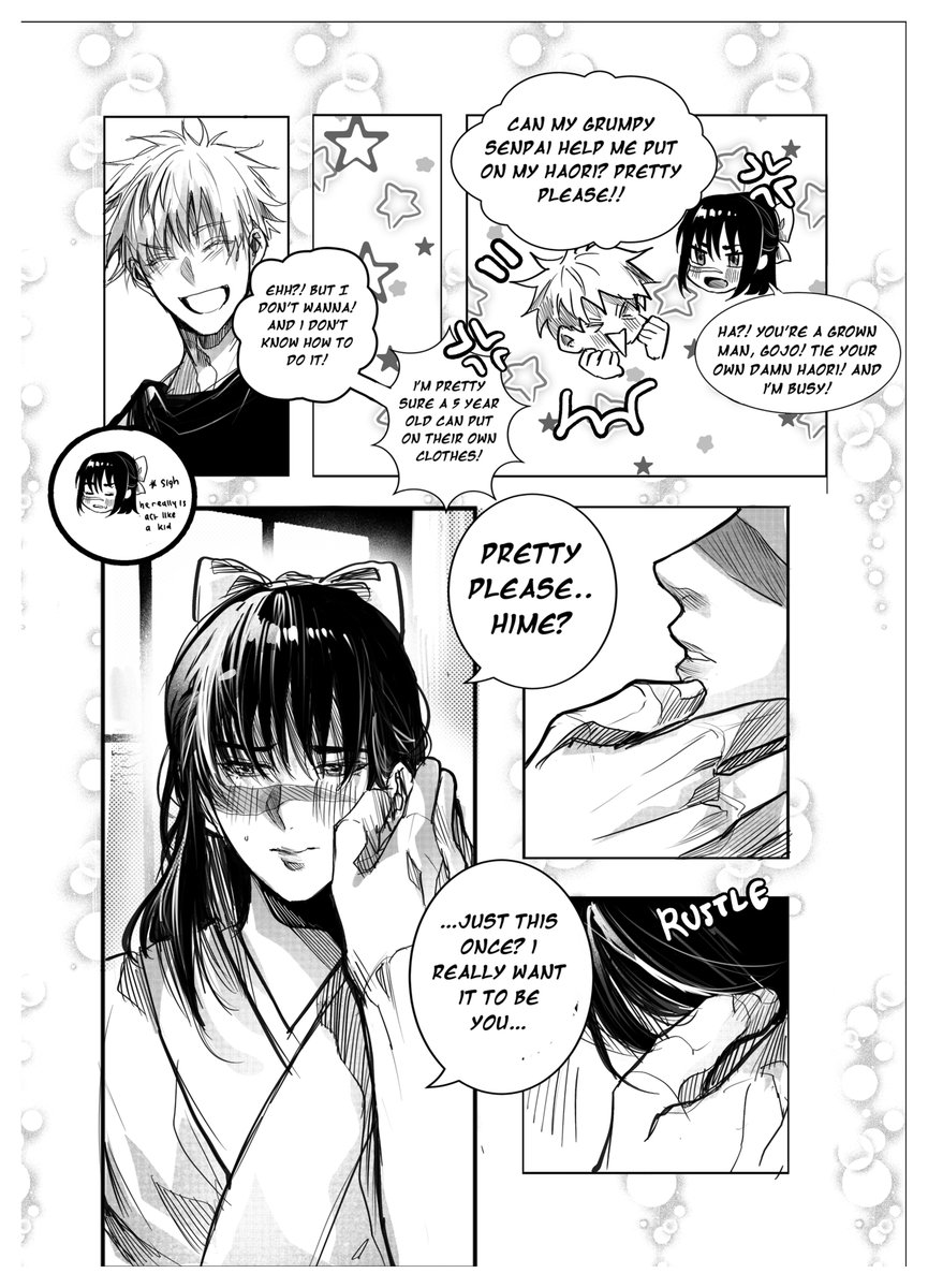 qeanoya's tweet photo. preview of "Achilles Heel" 2/7 #gojohime https://t.co/Xke4njjgYt