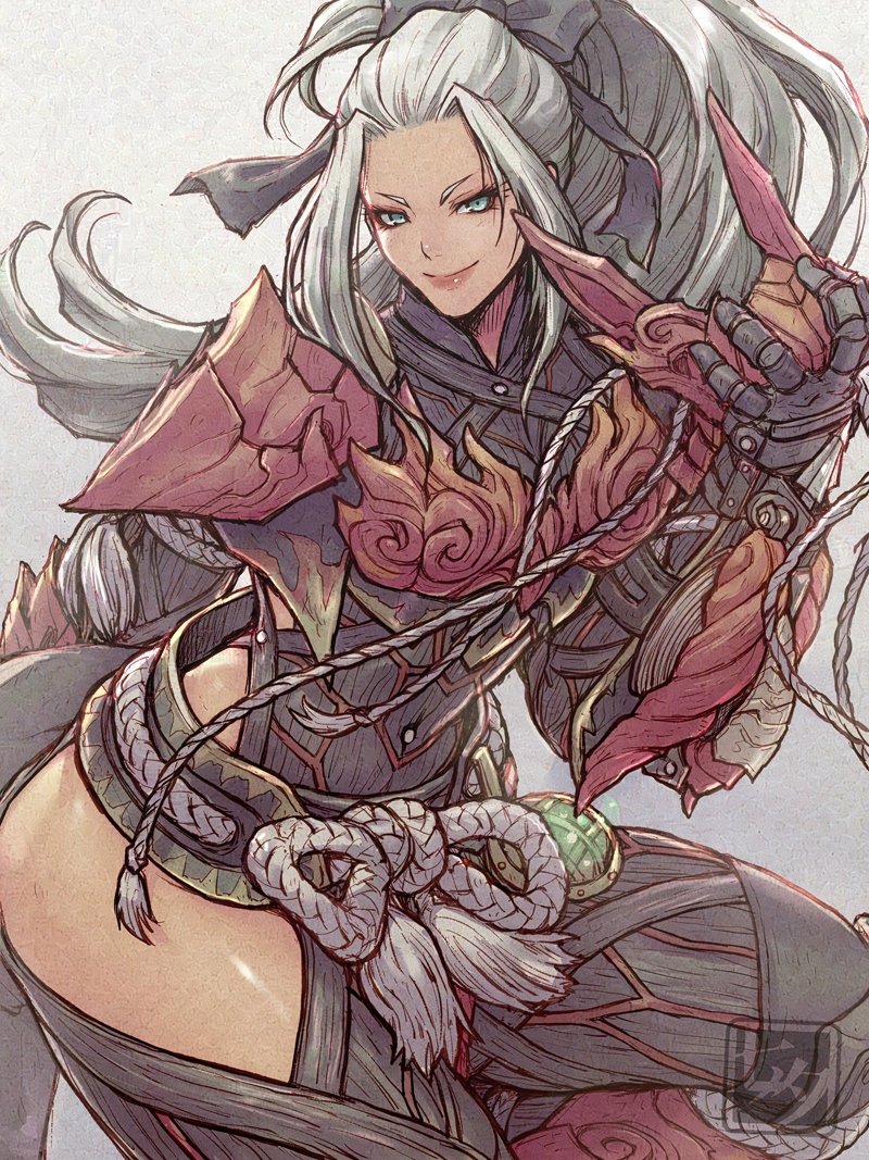 tanabanata's tweet photo. スリンガーもセットでデザインされた装備って良いよね！
というわけでオドガロン装備描いてみました
荒々しい炎の意匠がカッコよいのと、和風なところも相まって大好きな装備なのです😊

#モンハン #MonsterHunter #fanart https://t.co/n7qF6JKZrV