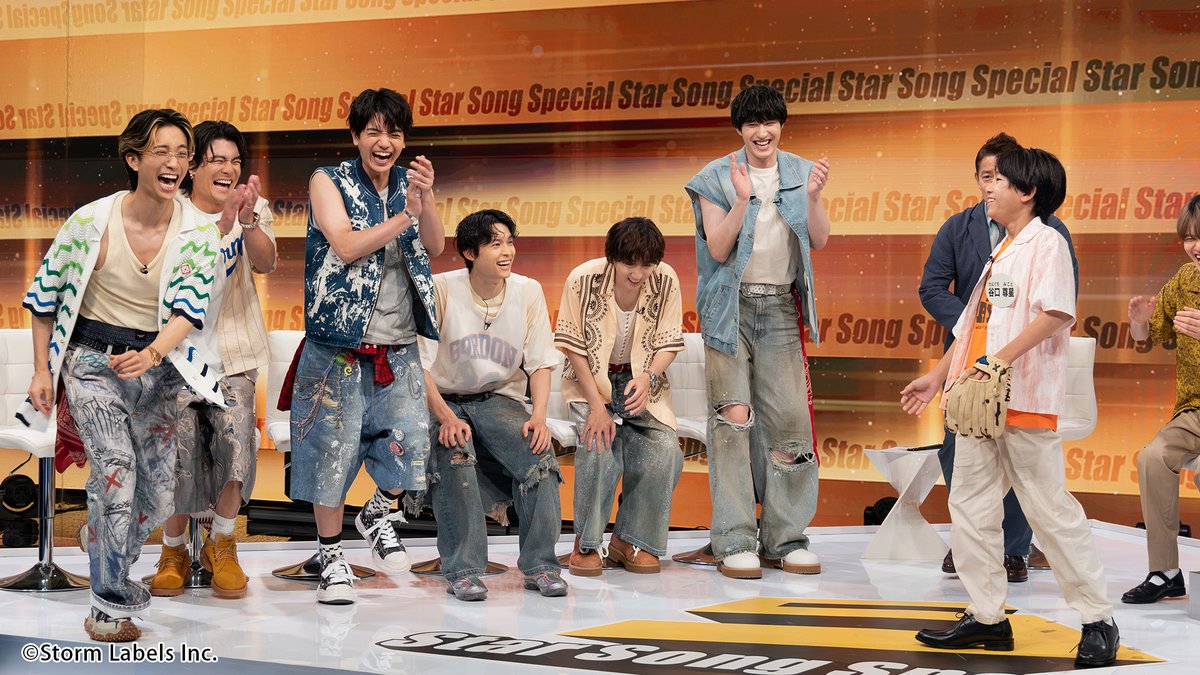 Storm_FILM_'s tweet photo. ／
🗣『Star Song Special』Season3 #12 明日配信開始🎉
＼

♬ゲストは #SixTONES❕

憧れの先輩を前に
関西ジュニアが大暴れ🤭
MC 井戸田さんから太鼓判を押された
ジュニアが披露したものとは⚾️

🎵詳細は番組HPをチェック🎵
https://t.co/tticZGWxPK

お楽しみに🎼

#スタソン https://t.co/pdm5ZBwVxt