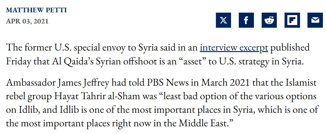 KevorkAlmassian's tweet photo. Jolani was a CIA plant from the moment they let him walk free in Iraq.

And, by pure coincidence, this happened around the same period Operation Timber Sycamore was being set in motion in early 2011. https://t.co/6M6J5mki90