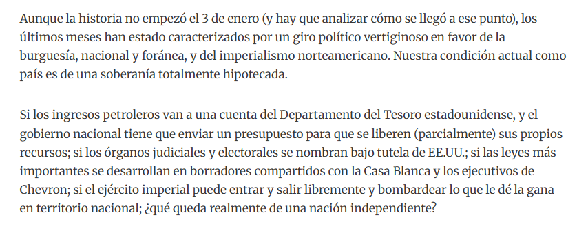 marxistJorge's tweet photo. LEER: "¿En qué mundo el país que mantiene sanciones criminales contra nuestro pueblo, que bombardeó Venezuela y secuestró al presidente, puede ser un “aliado”? El embajador norteamericano se pasea “inspeccionando” infraestructura y hospitales como si fuera el capataz de la finca" https://t.co/2zHOAViuAP