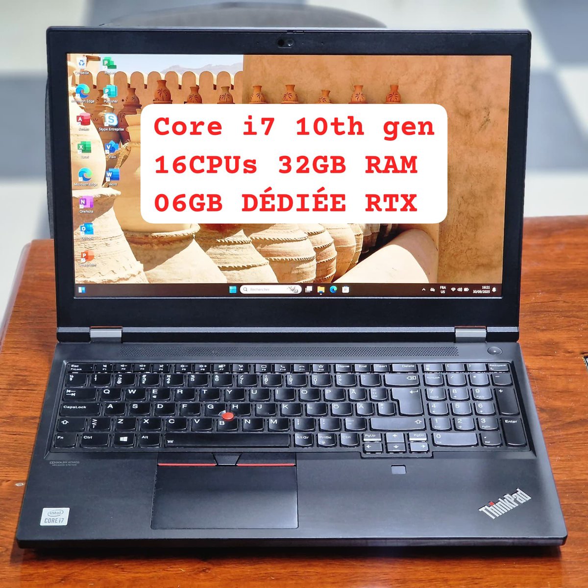 PassiTronics's tweet photo. VOS ORDINATEURS CHEZ PASSITRONICS 😌

💻 Lenovo ThinkPad P15 Gen 1

Intel Core i7-10750H – 10ᵉ génération
RAM : 32 Go DDR4
SSD NVMe 512Go
Carte graphique : NVIDIA RTX A3000 6 Go dédiés
15,6”

Prix : 380 000 FCFA🔥 

💬 691 24 97 04
📍 Douala
 🚚 Expédition Possible https://t.co/ha1FYDUbob