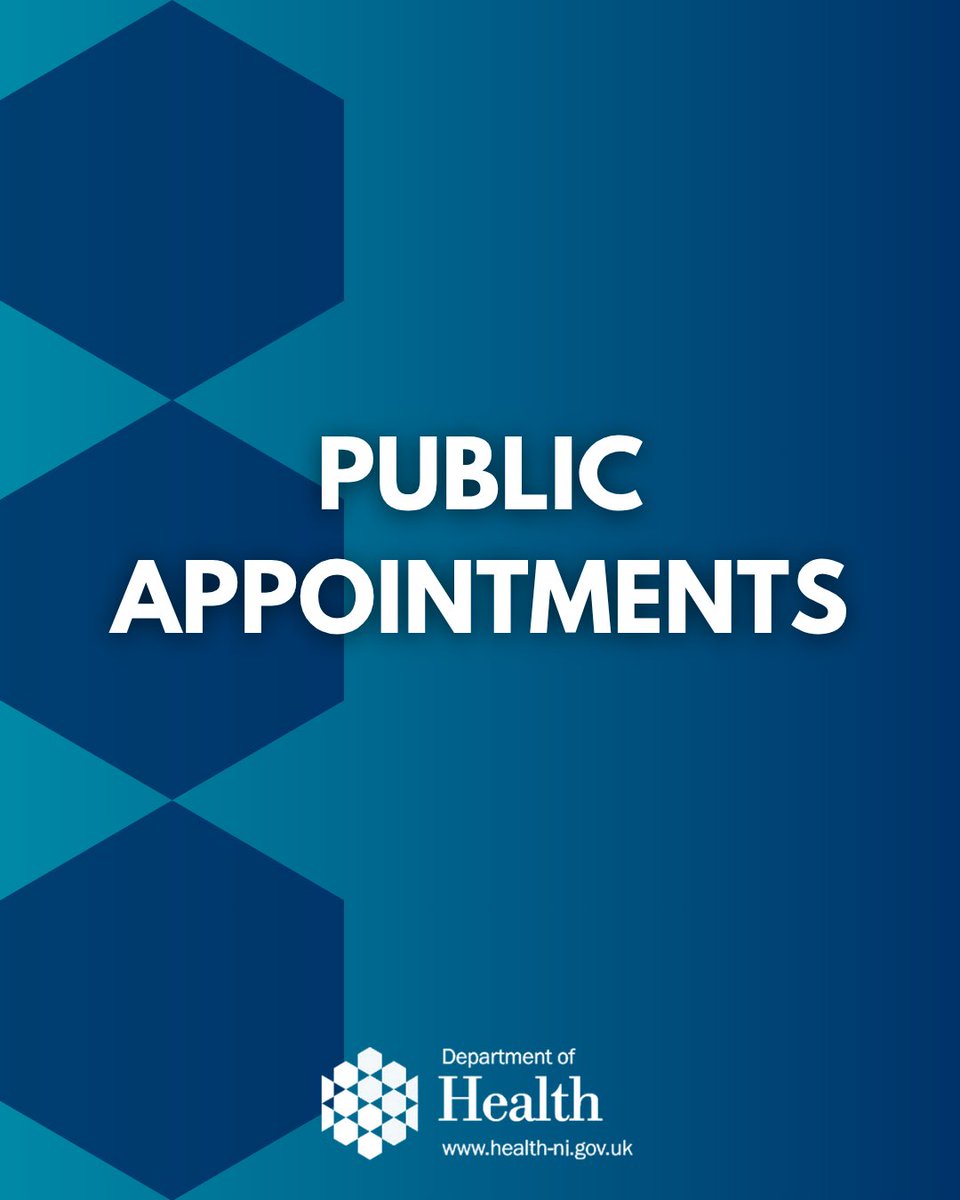 healthdpt's tweet photo. The Department of Health is seeking to appoint a Non-Executive Chair to the Northern Ireland Practice &amp; Education Council for Nursing and Midwifery (NIPEC).

🔗 https://t.co/yWkfwEebhP https://t.co/l8tdH8PD33