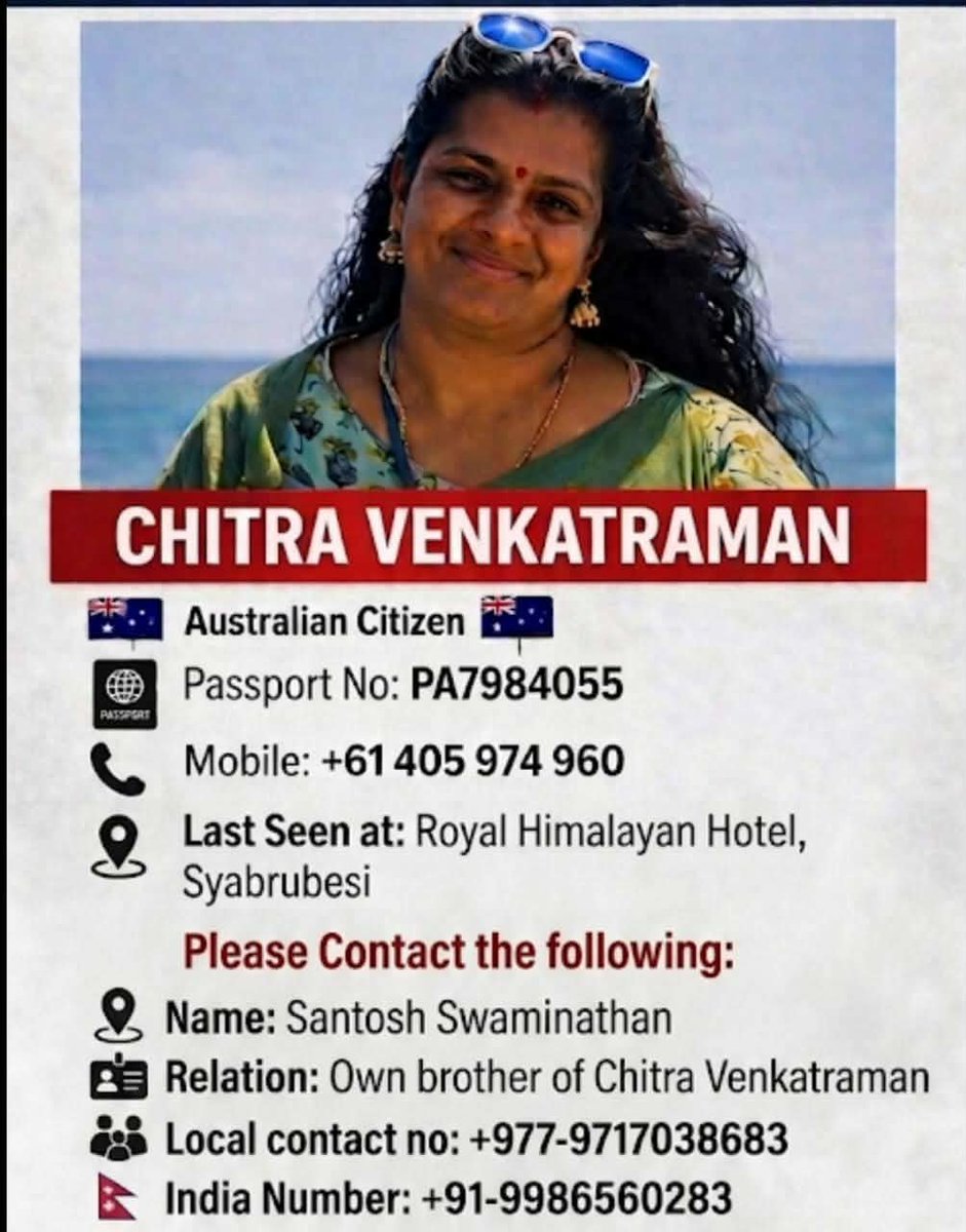 thektmduke's tweet photo. I was requested by my family member to share this info to help their relatives in S. India (now in Nepal) looking for their family members. https://t.co/00Nqtg7XVG