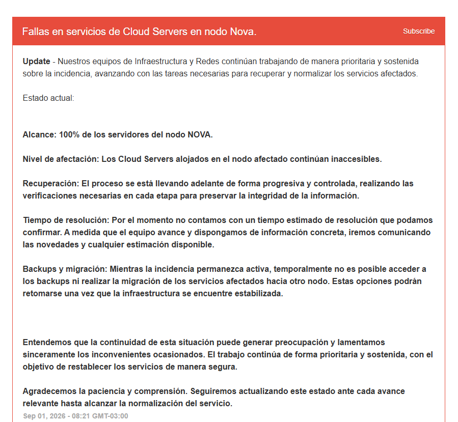 ovogel23's tweet photo. @DonwebStatus @DonWebOficial quien se hace cargo de esto, hace tres dias que no anda, hoy tengo que liquidar sueldos realizar facturacion pierdo dinero y hoy tengo que avisarle al jefe que hay que renovar algo que no funciona. #donweb #dattatec https://t.co/4gkswsuQVZ