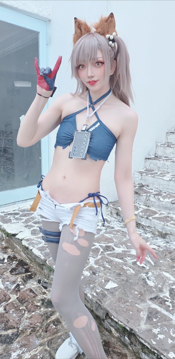 ya_nagi_nagiko's tweet photo. ホットエクササイズ〜🚲🦊
全パーツ揃えてるので、メディア欄も見て〜😘💙
 
GirlsFrontline2 🔥 Leva リヴァ
#ドルフロ2  #GFL2  #GirlsFrontline2 https://t.co/W1n2RIb4lf
