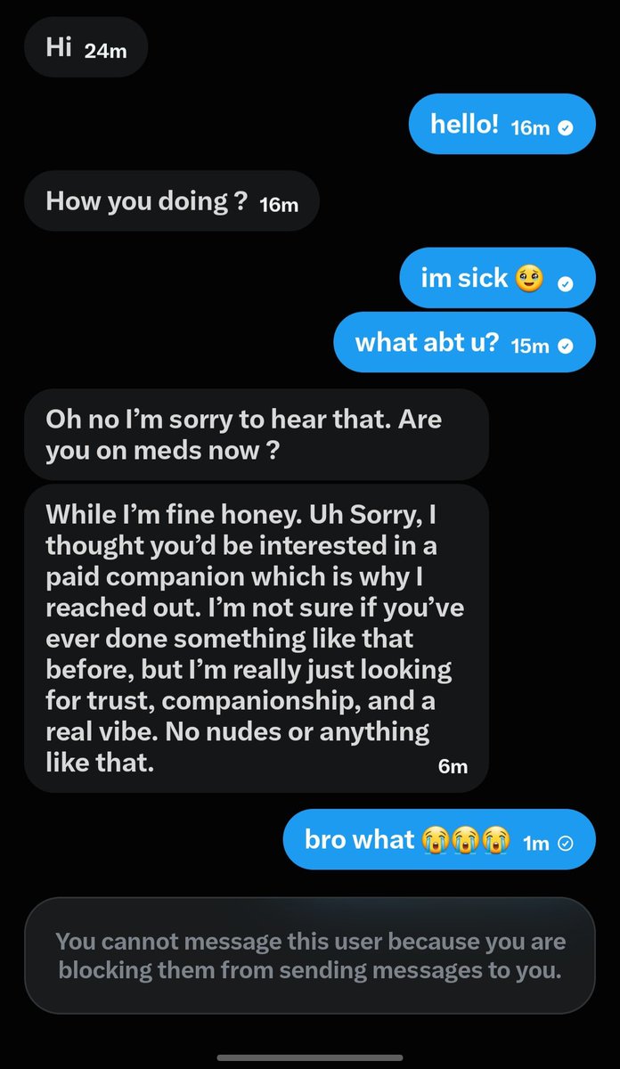 rue__cries's tweet photo. wow first dm on this account and it goes like this 😭 https://t.co/Qm7e2lmbrK