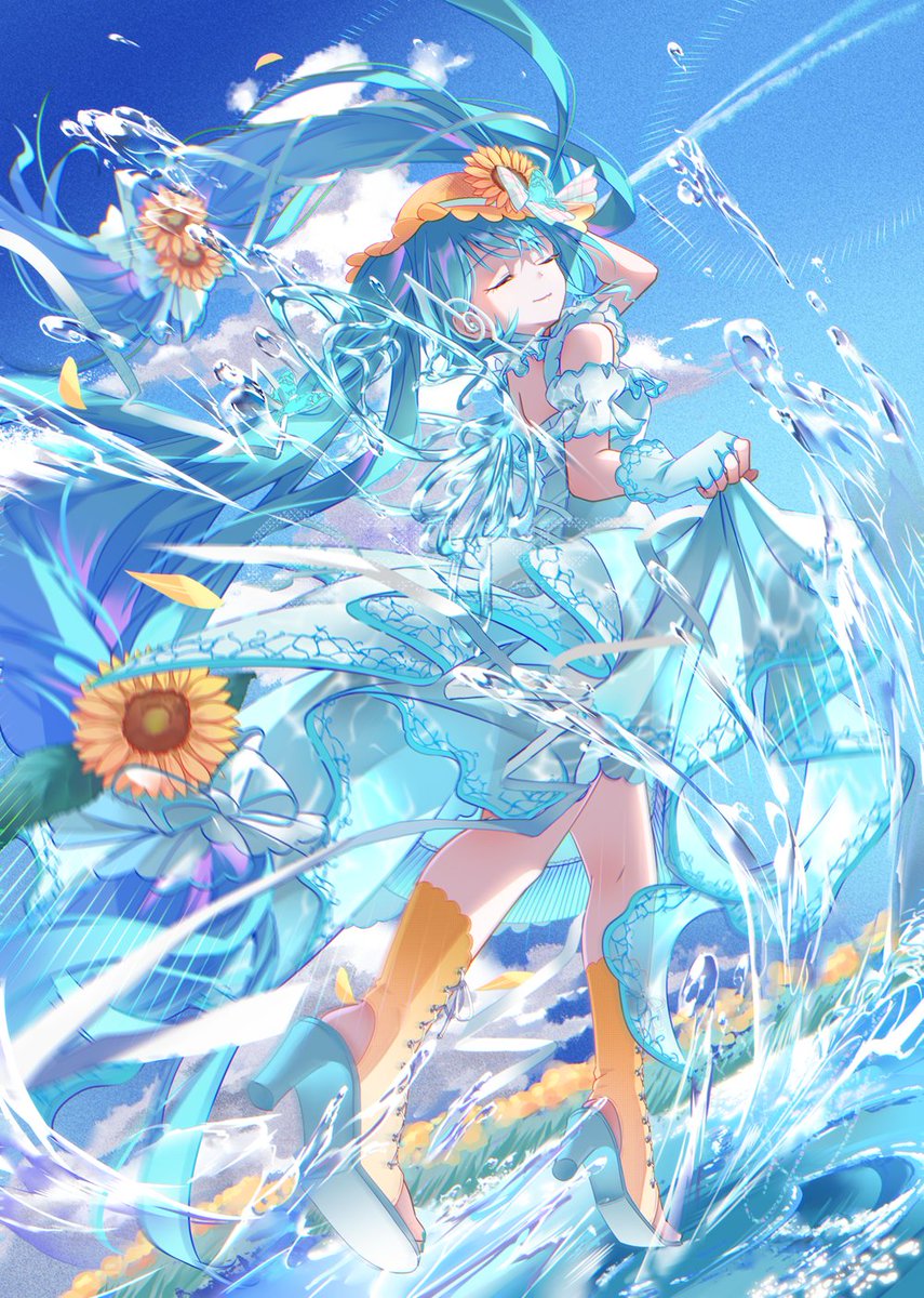 Chouyax_x's tweet photo. 湖の姫

#マジカルミライ2026 https://t.co/bUBi3qRe5j