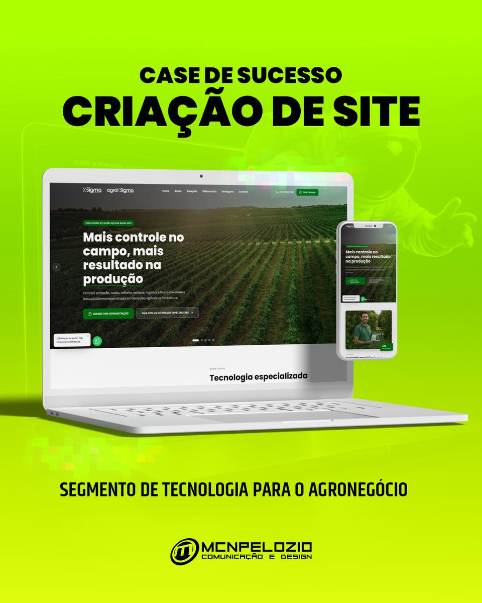 mcnpelozio's tweet photo. Mais controle no campo também exige mais estratégia no digital.

Tecnologia no campo. Inteligência na comunicação.

#agrotech #agronegócio #tecnologianocampo #criaçãodesite #marketingdigital #mcnpelozio https://t.co/cWZcPO2W73