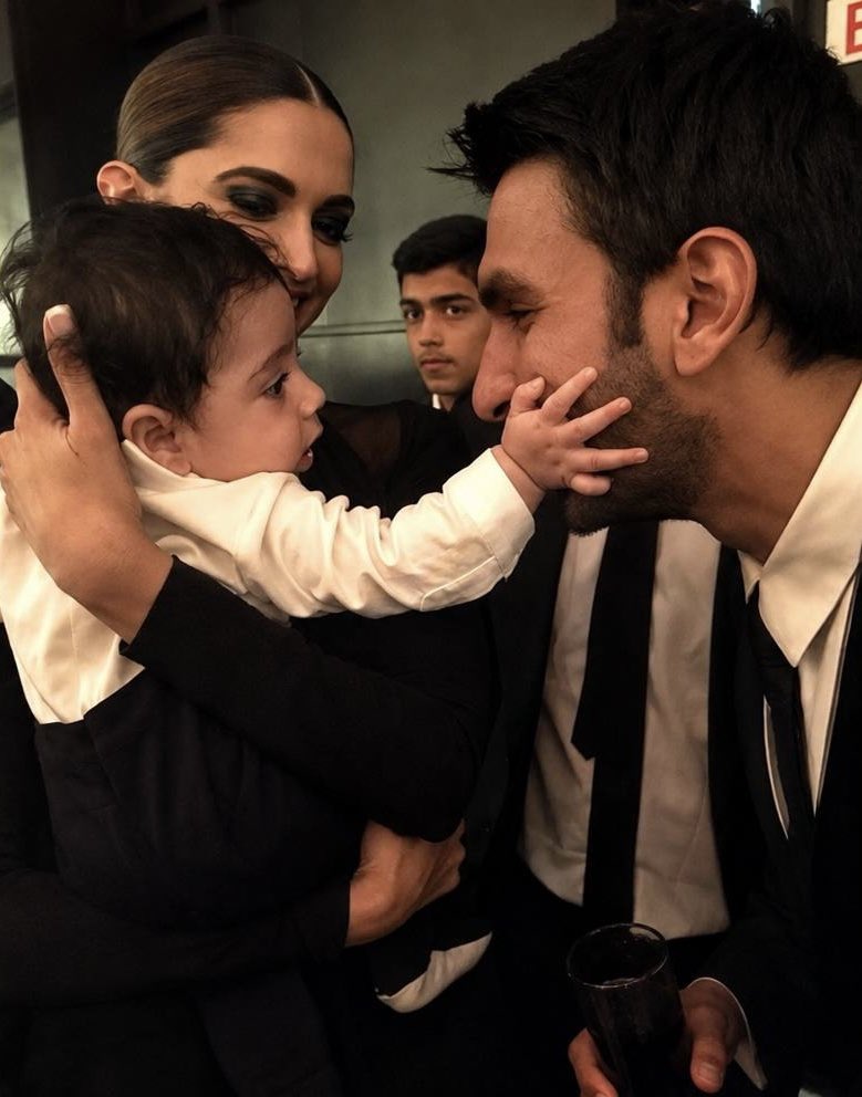 justlikethatM's tweet photo. Deepika & Ranveer, another September baby. https://t.co/GFAj9id3yz