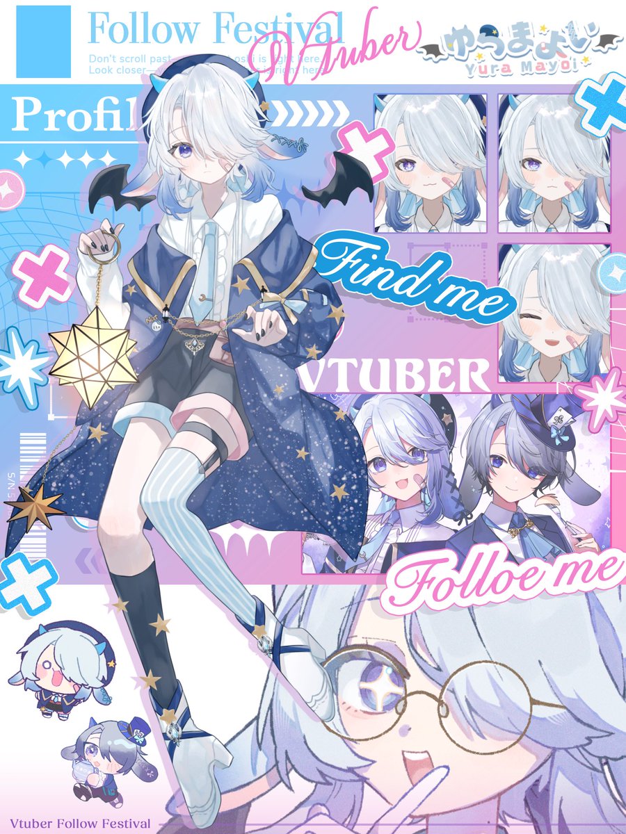 yura_mayoi's tweet photo. ＼ #9月のVTuberフォロー祭り︎ ／

歌うVクリエイターになりたい悪魔兎𓆩𖠌𓆪↝

🩹落ち着く＆寝れる声
🌟多趣味ヲタク
🩹やりたいことなんでも挑戦‼️

お友達もリスナーさんもたくさん欲しい‼️
🩵🔁でたくさんの人に見つかりたい〜❕ https://t.co/gHA66L4IU8