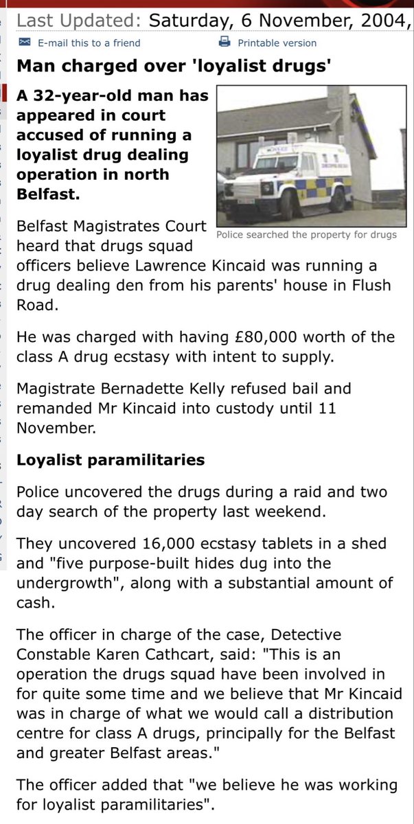 ulstertruth26's tweet photo. Drug dealing scum. https://t.co/KJa72eIVqw