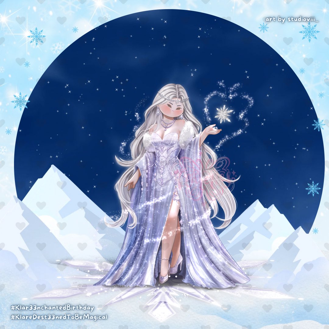 klarettes's tweet photo. Cold, calm, and a little magical. The ice queen has arrived. ❄️

#Klar33nchantedBirthday
#KlareDest33nedToBeMagical 
#KlareMonth https://t.co/1xR8mbwnSP