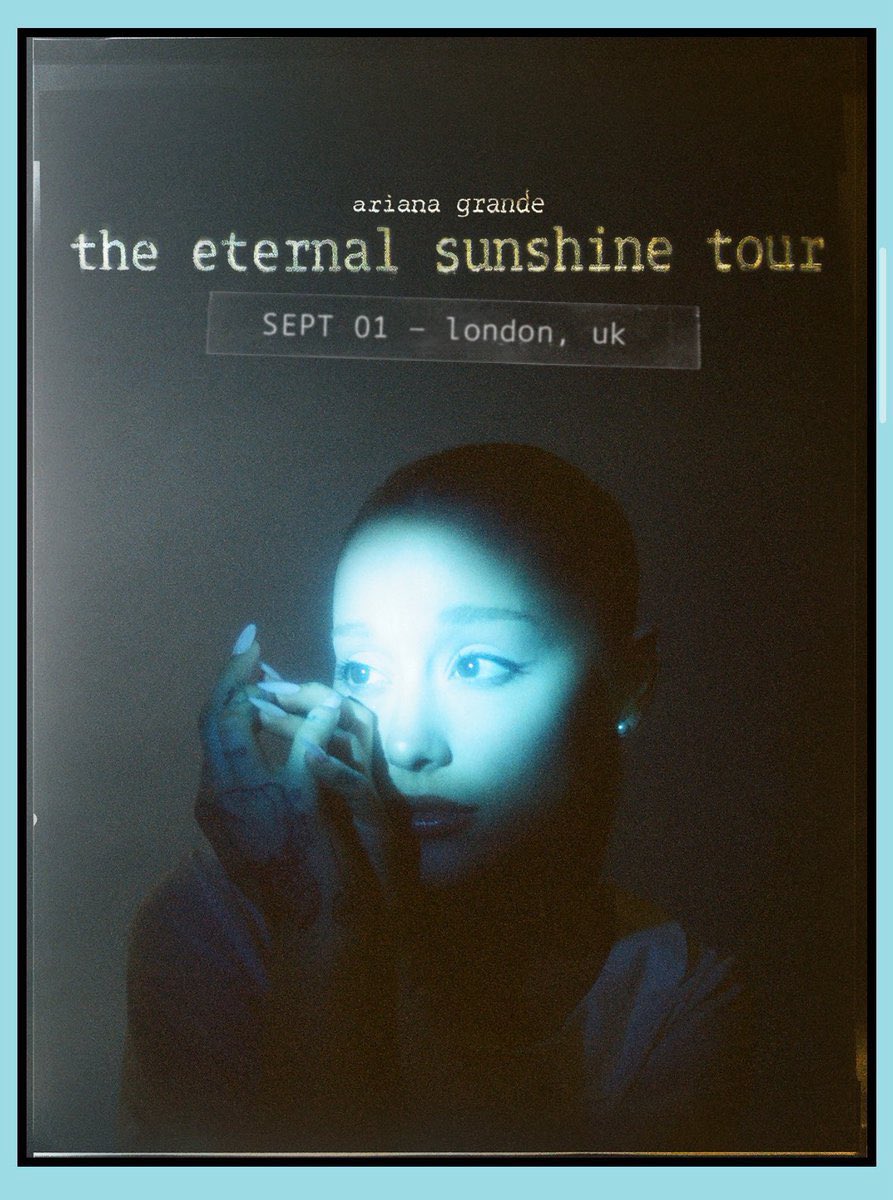 ArianaToday's tweet photo. ⋆˚꩜｡ [show 41] • ariana grande will be performing in london, uk one last time tonight. this show will conclude the eternal sunshine tour #estlondon https://t.co/rpZh1iVWxn