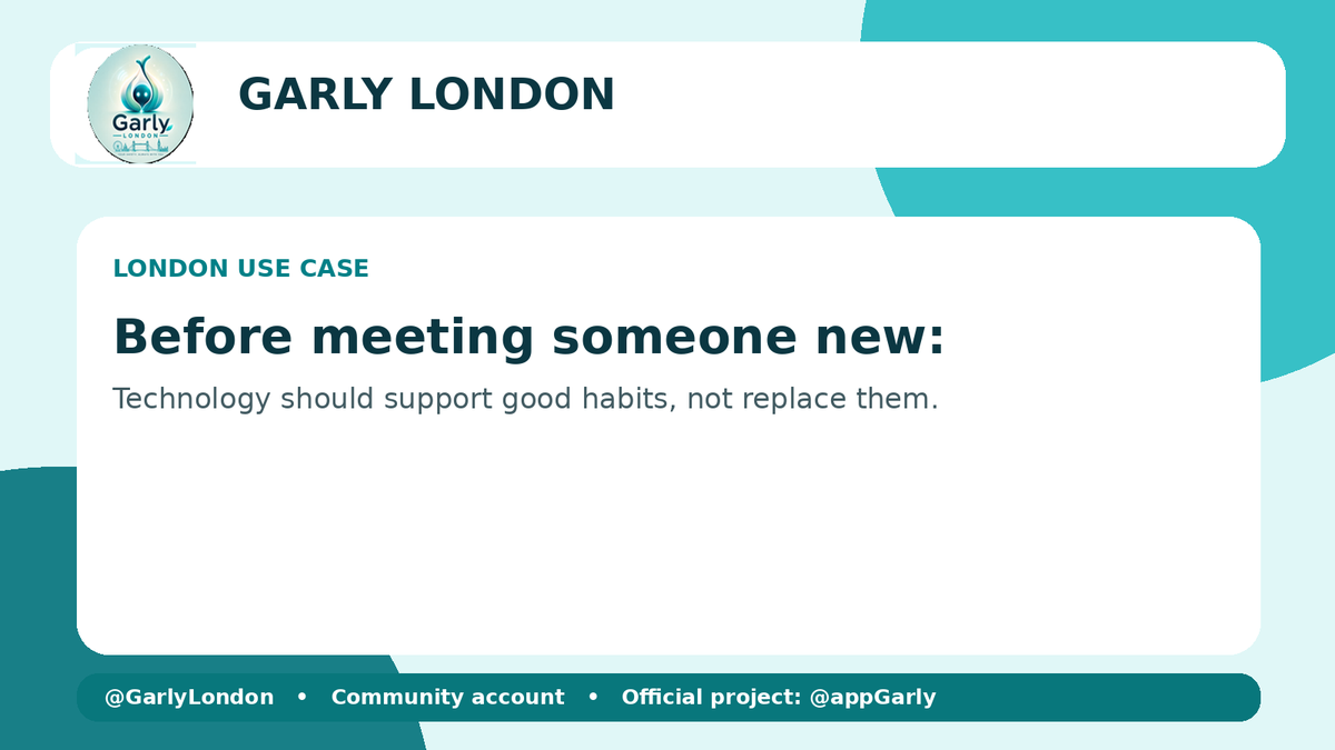 GarlyLondon's tweet photo. Before meeting someone new:
 
  • tell a trusted person where you’re going
  • choose a check-in time
  • keep control of transport home
  • use protection tools if you want extra oversight
 
Technology should support good habits, not replace them.

#DatingSafety https://t.co/SH0eaboKP3