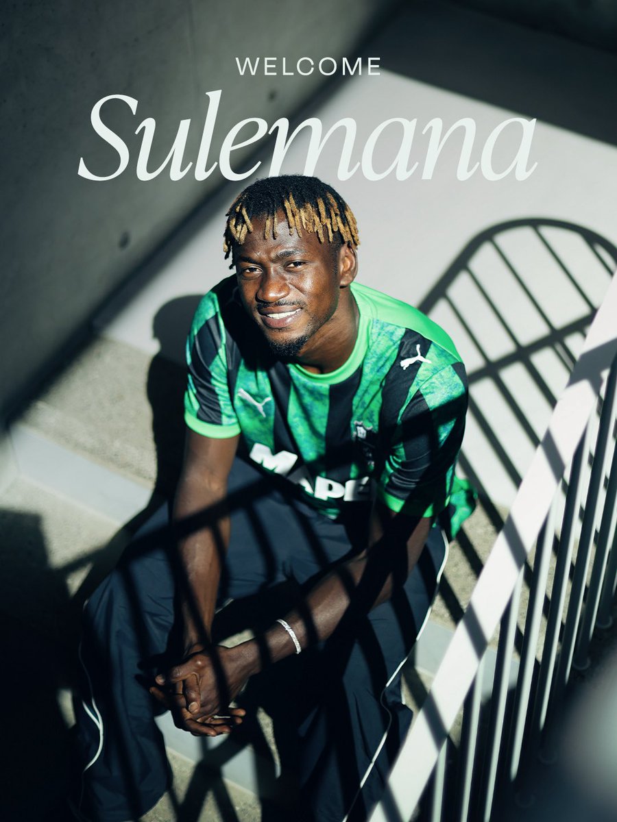 SassuoloUS's tweet photo. Ibrahim Sulemana è neroverde!

#ForzaSasol 🖤💚 https://t.co/QjIjiReHkf