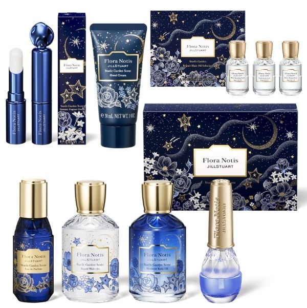 CKumacom's tweet photo. ＼2026クリスマスコフレ／
10月30日(金)全国発売
フローラノーティス ジルスチュアート／Flora Notis JILL STUART
🌙スターリットガーデン シマーフレグラントチャーム【限定】4,290円
🌙スターリットガーデン シマーハンドクリーム【限定】1,980円
🌙スターリットガーデン リペアヘアオイルセレクション【限定】4,950円
〈セット内容〉
・��ペアヘアオイル 20mL×3種
（ホワイトスノードロップ / スターリットガーデン / チェリーブロッサム）
🌙スターリットガーデン コフレ【限定】9,680円
〈セット内容〉
・オードパルファン 20mL
・リペアヘアオイル 50mL
・シマーボディオイル 50mL
・ネイルオイルエッセンス 7mL

10月2日(金)～先行予約開始🐻