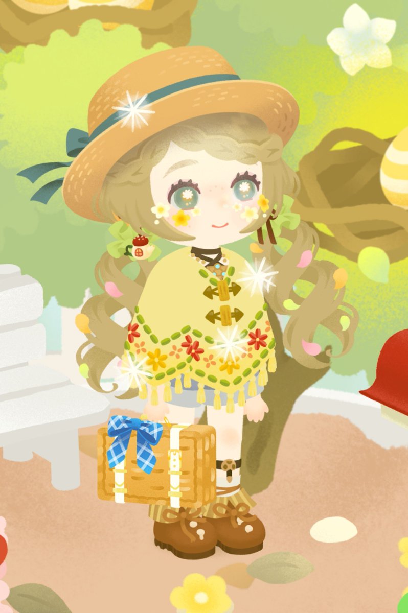 trkg_2727's tweet photo. 29日と30日のリヴリー
29日、ブランコかわいいね〜っていう島
ﾎﾑちゃんの服装はずっとマイコーデであっためてたやつ、ようやく出した、季節外れ感すごい
30日、ピクニックの雰囲気〜🎀
クローバーのヘア、前髪だけだと頭おっきく見えて苦労してたけどお帽子との組み合わせぴったりでﾆｯｺﾘ https://t.co/52B4uiQ2tC