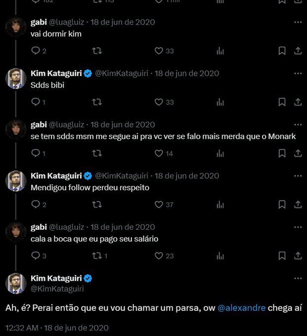 Gabriel14rib's tweet photo. O print completo que esses vagabundos bolsonaristas usam contra o Kim, uma zoeira entre amigos! Quero ver filho da puta pedir “união da direita”. https://t.co/CfWDHJrDPw