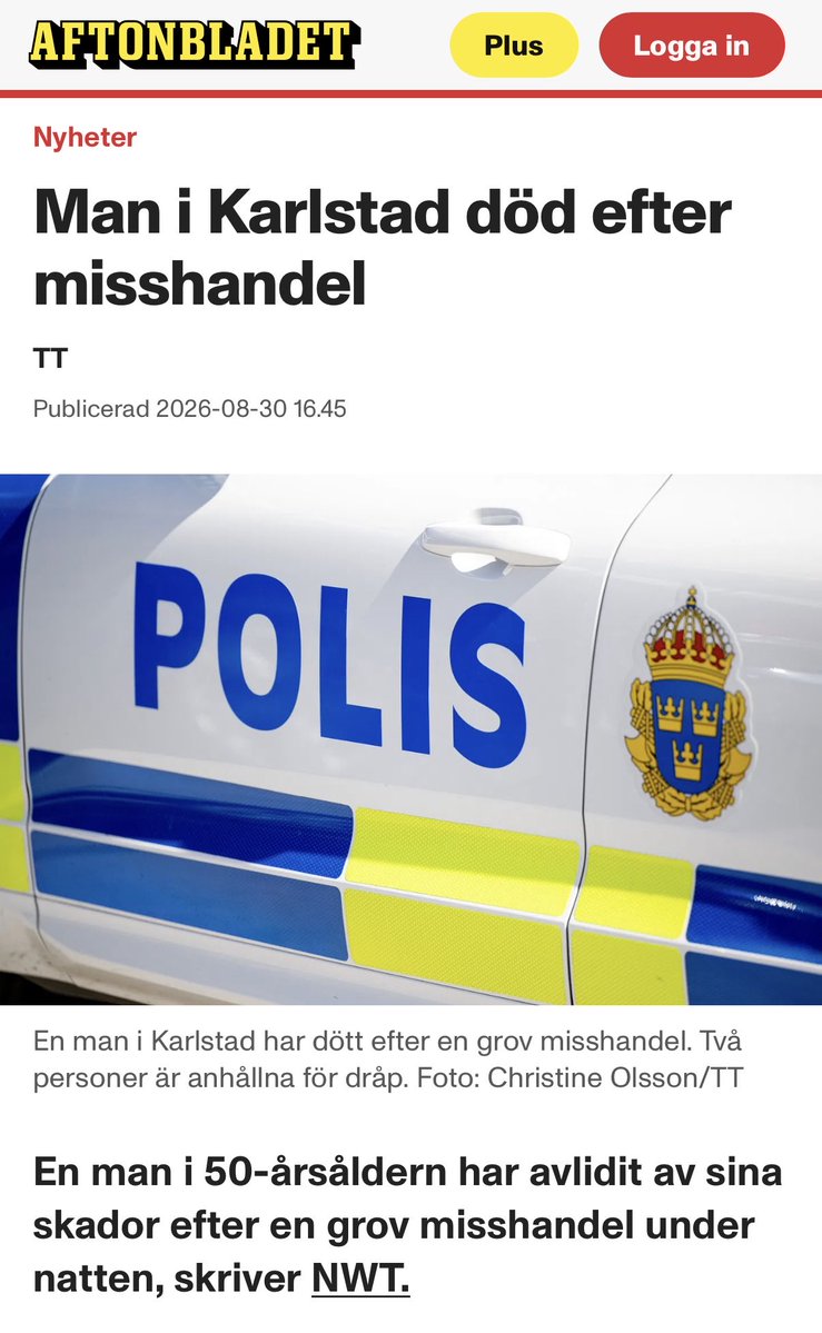 FranssonJosef's tweet photo. En pappa försöker, enligt uppgift, freda sin dotter från antastande kaosmänniskor och får plikta med sitt liv! Aftonbladet, SVT och övrig riksmedia nöjer sig med korta notiser! https://t.co/PPBzaz41yu