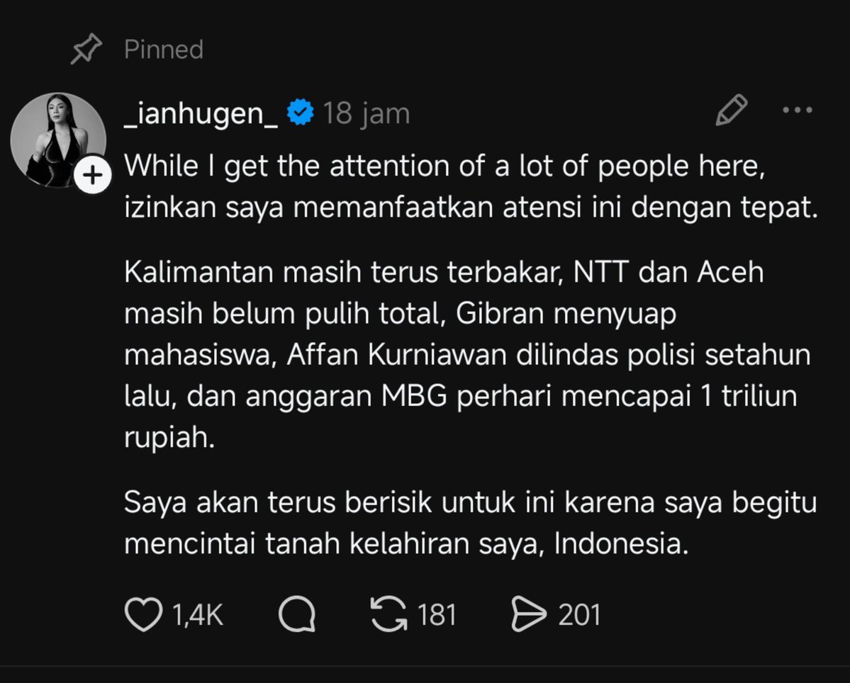 ursunnymorn's tweet photo. Maaf yaaa aku bukan homophobia/transphobia, tapi masih banyak yang bilang "emang kenapa si gaboleh, kan dia udah jadi cwek, bahaya dong dia kalau masuk ke toilet cwok nanti dilecehkan" 

Ini tetap gaboleh ygy, kita tidak perlu membahas masalah agama, karena itu prinsip hidup masing-masing, kita bahas "PEREMPUAN TULEN". Menurutku, semua perempuan yang dilahirkan dengan gender perempuan punya hak dan privasi. 

Begitu dengan laki-laki juga sama, makannya tercipta " Kodratnya" masingmasing. Kalau kedepannya kalian mau ganti kelamin, mau belok, mau ini mau itu ya silahkan itu hak kalian, tapi ingat pasti akan ada resikonya, dan resiko itu tanggung sendiri. 

Permasalahan Toilet ini sebagian kecil dari privasi seorang wanita, apalagi yang lain? Jadi stop normalisasikan kesalahan, kalau legally Ian sudah pindah ke Perempuan sebetulnya gak masalah. Itu hak dia mau pilih jalan hidup seperti apa. 

Aku cuma khawatir kondisi ini dimanfaatkan sama lakilaki cabul, banyak kan kasus mereka berdalih pakai cadar pakaian tertutup taunya cuma mau cabul record² perempuan di kamar mandi. 

Dan satu lagi, dia sama sekali tidakk meluruskan permasalahan nya, malah tone deaf bahas pemerintah. Padahal dengan perilaku dia juga bencana buat para cewek-cewek tulen apalagi yang berhijab.