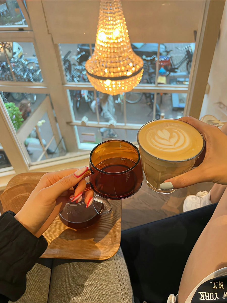 DavissonRodrigo's tweet photo. Just made 2 iced lattes with extra foam  my lazy partner just flopped onto the couch to steal sips before I even set them down. Small wins = best days with you! https://t.co/tkdjNidBeh