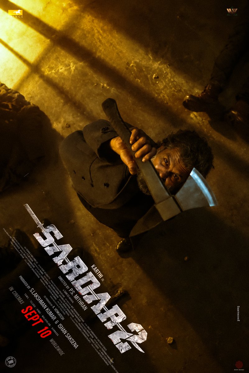 SakthiVelDesign's tweet photo. Poster Design for #Sardar2 🔥

@Karthi_Offl @iam_SJSuryah @Psmithran @Prince_Pictures @SamCSmusic #Sardar2FromSept10 https://t.co/RiGire6VoU