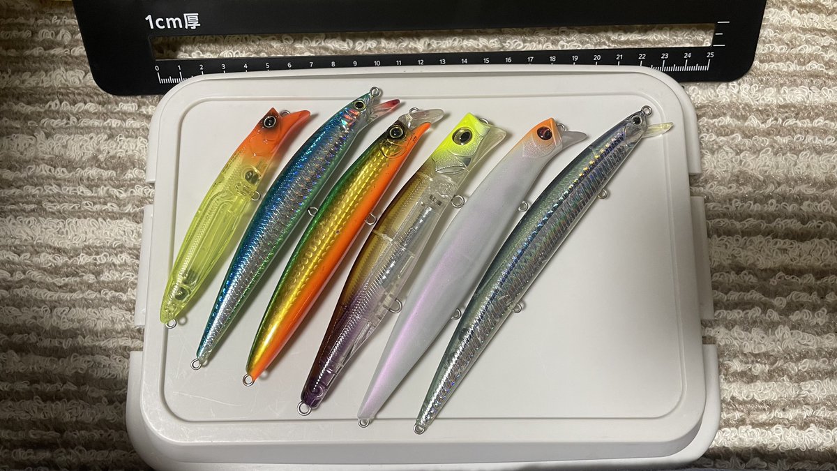 date_fishingCh's tweet photo. 本日旅立つルアーたち
ランカーを釣れることを願っています https://t.co/qr3A6O0KR1