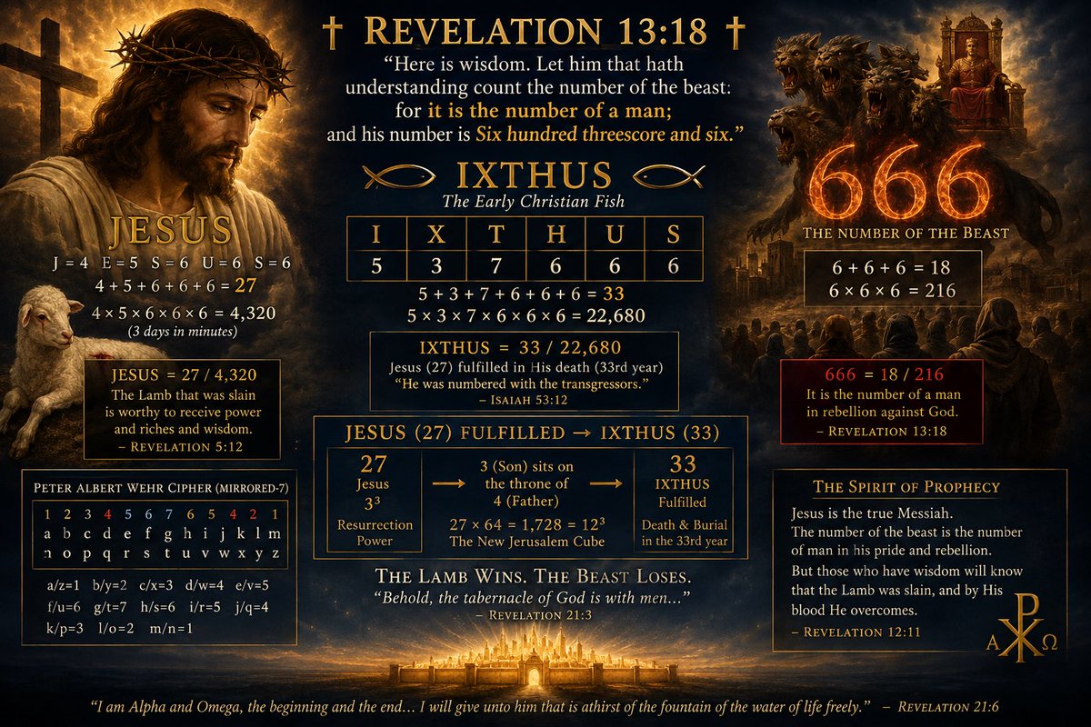 PAW3141's tweet photo. @Cloudman176 Cool, I have a rather straight forward of decoding 666 and it is the Fish aka Jesus. https://t.co/UIRldlEzAZ