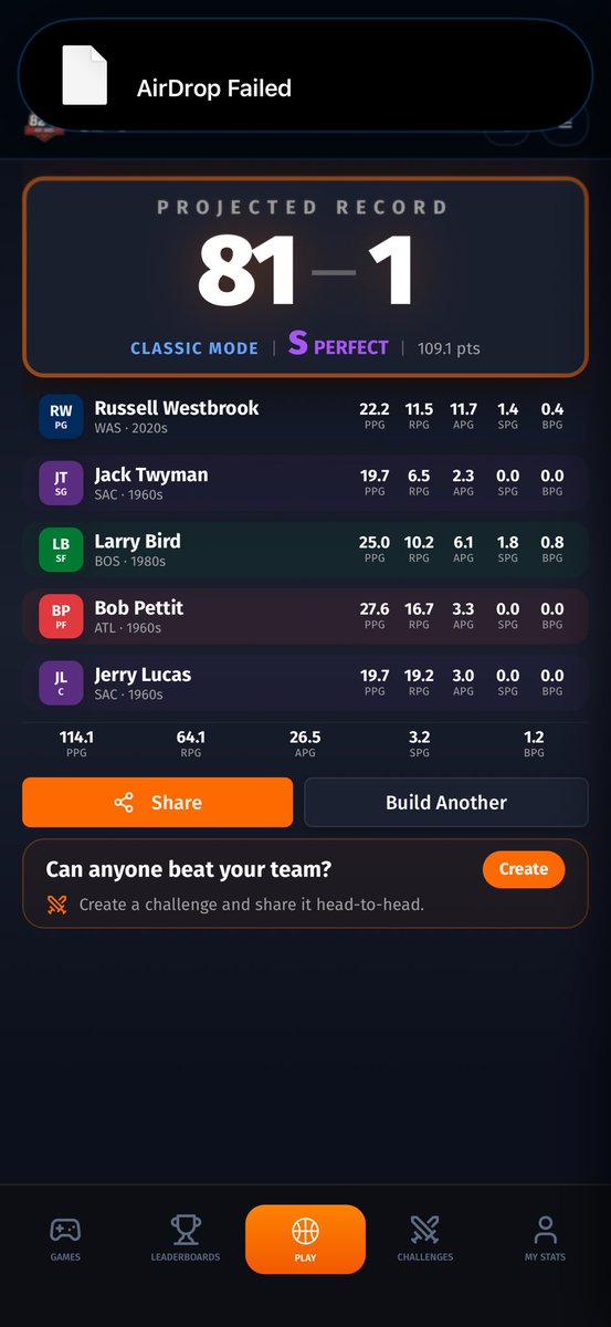 taylor_cowper's tweet photo. This is the best I’ve done on 82-0! What’s your best? https://t.co/7ri4RRJrdn