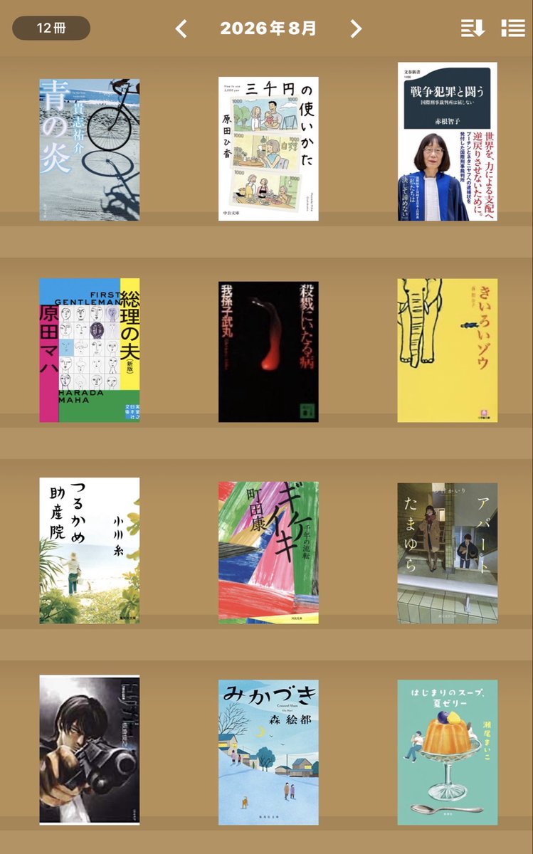 Bulubone's tweet photo. 8月の読了本、12冊📚✨

小説からエッセイ、ちょっと考えさせられる本まで。
今月もいろんな世界を旅できました🫧

お気に入りは『三千円の使いかた』と『はじまりのスープ、夏至』☺️

読書って、知らない誰かの人生をそっと覗ける感じがして好き

#読了 
 #読書好きな人と繋がりたい
 #8月読了 https://t.co/zpcWJmF9Ut