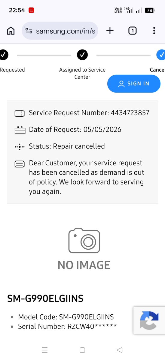 Rverma2311's tweet photo. @SamsungIndia My S21 FE Green Line issue was denied free screen replacement, while Samsung marked it “Device Repaired.” Don’t fool customers and then expect their trust. Customers should STOP BUYING SAMSUNG until such issues are handled fairly. #SamsungFraud #BoycottSamsung https://t.co/aybpyFm0QL