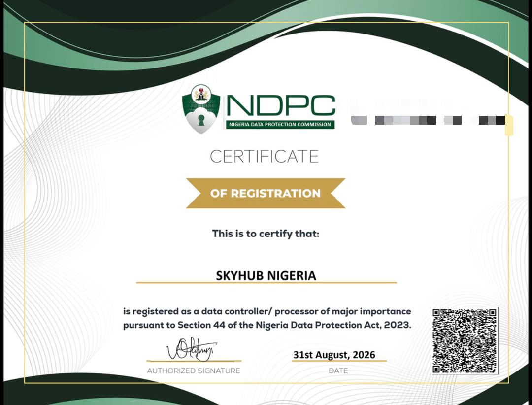 SKYHubNigeria's tweet photo. 🔐 A NEW MONTH. A STRONGER COMMITMENT TO DATA PROTECTION.

As a technology and digital skills organisation, SKYHub Nigeria is committed to handling data responsibly and in alignment with the Nigeria Data Protection Act (NDPA) 2023. https://t.co/UPeQdaxPeo