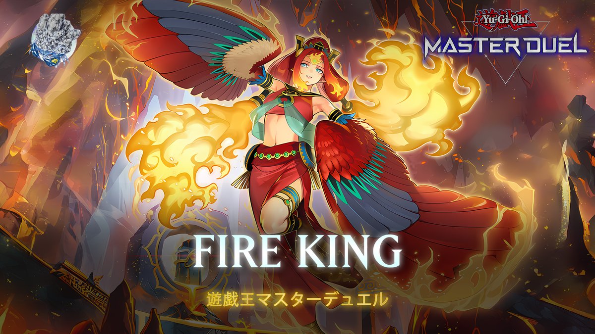 APuaud's tweet photo. Fire King - Fire King Courtier Ulcanix / Circle of the Fire Kings  | Yu-Gi-Oh! Master Duel
link https://t.co/sT9MmYdHTN
#YuGiOhMasterDuel #遊戯王マスターデュエル https://t.co/kcRcXC6X0H