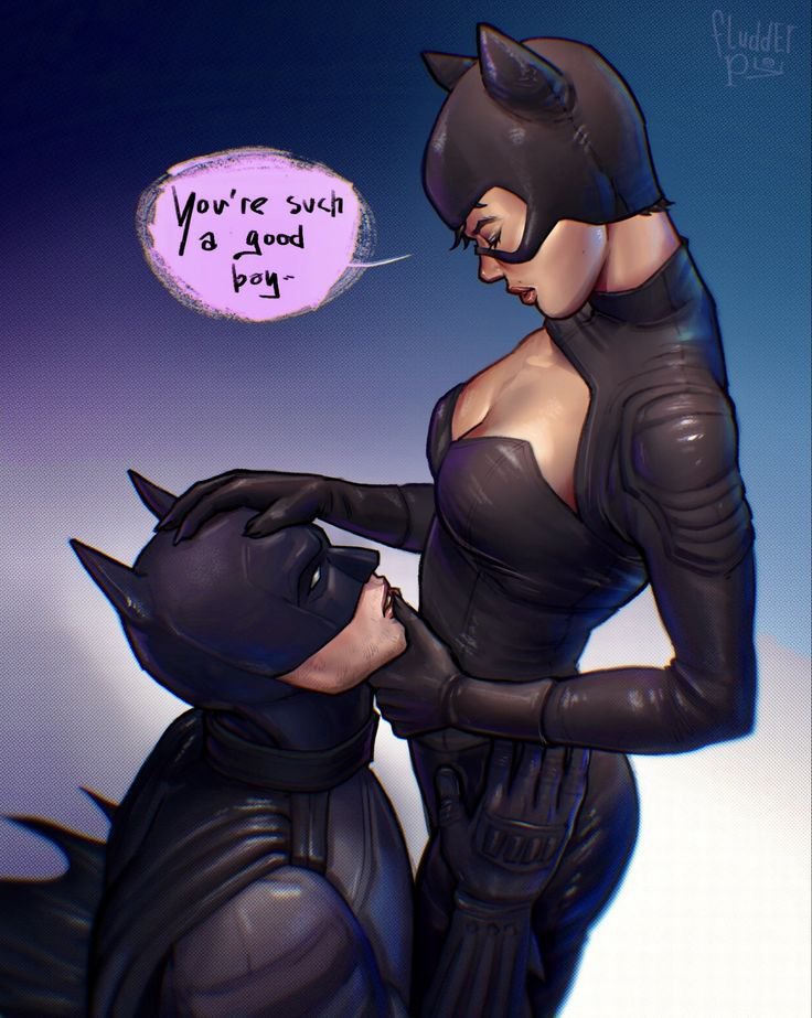 GeorgemanGms's tweet photo. Gotham's dark knight, completely tamed in her hands https://t.co/rUEmSOG04A