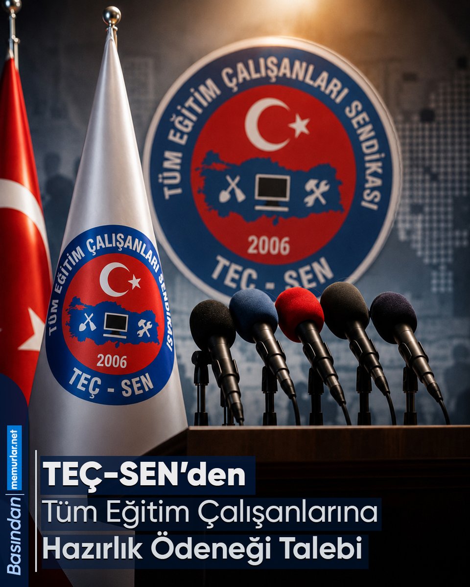 tecsen's tweet photo. TEÇ-SEN'den tüm eğitim çalışanlarına hazırlık ödeneği talebi

TEÇ-SEN, öğretim yılına hazırlık ödeneğinin kapsamının  genişletilmesi ve ekonomik değerinin artırılması amacıyla Türkiye  genelinde dilekçe eylemi başlattığını bildirdi.

Sendikadan yapılan açıklamada, öğretim yılına hazırlık ödeneğinin her  eğitim öğretim yılı öncesinde Milli Eğitim Bakanlığında Eğitim ve  Öğretim Hizmetleri Sınıfında görev yapan personele ödendiği belirtildi.

Bakanlığın merkez ve taşra teşkilatı ile okul, il ve ilçe milli  eğitim müdürlüklerinde Genel İdare Hizmetleri, Teknik Hizmetler ve  Yardımcı Hizmetler sınıflarında görev yapan yaklaşık 55 bin çalışanın  ise bu ödenekten yararlanamadığı ifade edildi.

Farklı hizmet sınıfları ve unvanlarda görev yapan personelin eğitim  öğretim yılının hazırlanması ve eğitim hizmetlerinin yürütülmesinde  sorumluluk üstlendiği kaydedilen açıklamada, eğitim kurumlarındaki bakım  ve onarım, araç ve gereçlerin temini, öğrenci ve personel işlemleri,  bilişim altyapısı, temizlik, güvenlik, taşıma, yemek ile idari, teknik  ve mali hizmetlerin bu çalışanların katkısıyla sürdürüldüğü aktarıldı.

"Eğitim hizmeti bir bütün olarak değerlendirilmeli"

Açıklamada, Sağlık Bakanlığındaki ek ödeme sistemi örnek gösterilerek  sistemin yalnızca hekim ve sağlık personeliyle sınırlandırılmadığı,  farklı hizmet sınıflarında görev yapan çalışanların da belirlenen  esaslar doğrultusunda ek ödemeden yararlandığı belirtildi.

Eğitim hizmetinin de benzer biçimde bir bütün olarak  değerlendirilmesi gerektiği vurgulanan açıklamada, hizmet sınıfı veya  kadro unvanı nedeniyle çalışanlar arasında farklılık oluşturulmaması  istendi.
"Ödeneğin ekonomik değeri azaldı"

Öğretim yılına hazırlık ödeneğinin 2016'da 1000 lira olduğu ve Eğitim  ve Öğretim Hizmetleri Sınıfında 1'inci derecenin 4'üncü kademesinde  görev yapan personelin aylığının yaklaşık yüzde 33'üne karşılık geldiği  bildirildi.

Açıklamada, 2026'da yaklaşık 8 bin 600 lira olan ödeneğin aynı  kapsamdaki personelin aylığının yüzde 10'u seviyesine gerilediği  savunuldu.

Ödeneğin son 10 yılda bir maaşın yaklaşık üçte biri düzeyinden onda  biri seviyesine düştüğü belirtilerek hem kapsamının hem de ekonomik  değerinin yeniden ele alınması talep edildi.
657 sayılı Kanun'da değişiklik talebi

Öğretim yılına hazırlık ödeneğinin 657 sayılı Devlet Memurları  Kanunu'nun Ek 32'nci maddesine dayandığı hatırlatılan açıklamada, kalıcı  çözüm için söz konusu maddenin kapsamının genişletilmesi gerektiği  ifade edildi.

TEÇ-SEN  Genel Başkanı Ümit Demirel, öğretim yılına hazırlık ödeneğinin Milli  Eğitim Bakanlığının merkez ve taşra teşkilatındaki tüm hizmet  sınıflarında görev yapan eğitim çalışanlarına bir maaş tutarında  ödenmesini istediklerini belirtti.

Demirel, bu amaçla ülke genelinde dilekçe eylemi başlattıklarını  kaydederek, "Eğitim bir bütündür, bu bütünün içinde emek veren hiçbir  eğitim çalışanı yok sayılmamalıdır." ifadesini kullandı.

-memurlar.net haberi