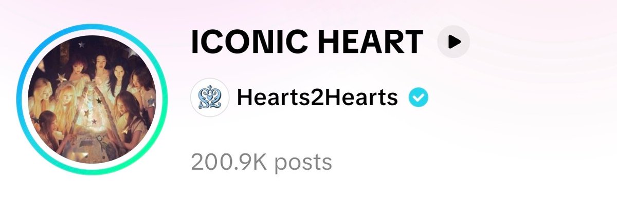 H2Hzone's tweet photo. “ICONIC HEART” official sound has surpassed 200K posts on TikTok. 

@Hearts2Hearts
#Hearts2Hearts #하츠투하츠 #H2H https://t.co/qHufoeJogG
