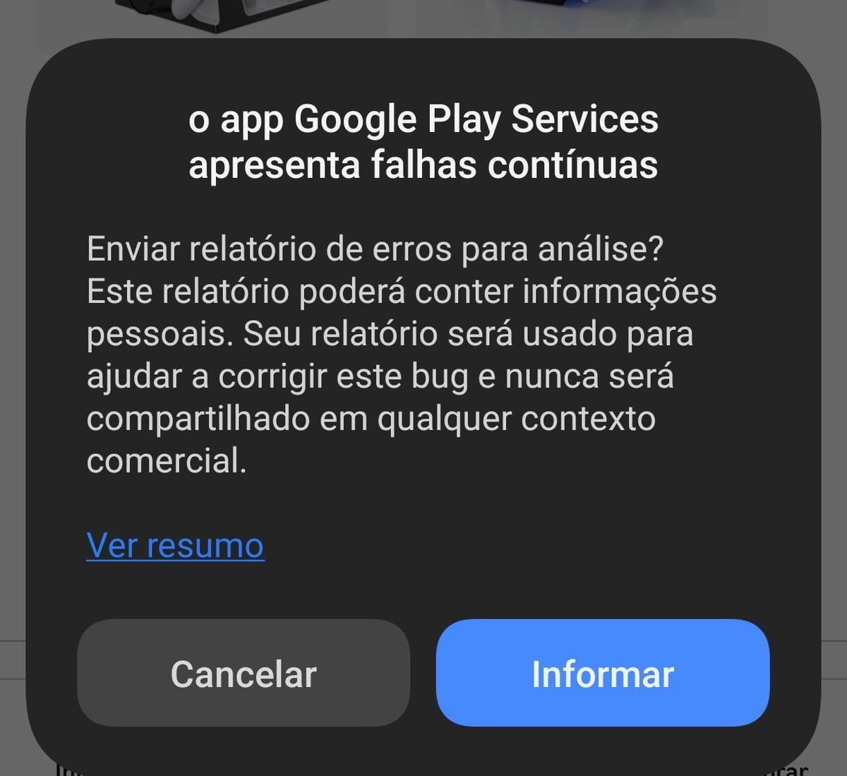 Heicchi2's tweet photo. @eduardodebr @Google @GooglePlay @googlebrasil O meu tá igual https://t.co/Dj8DIaryIR