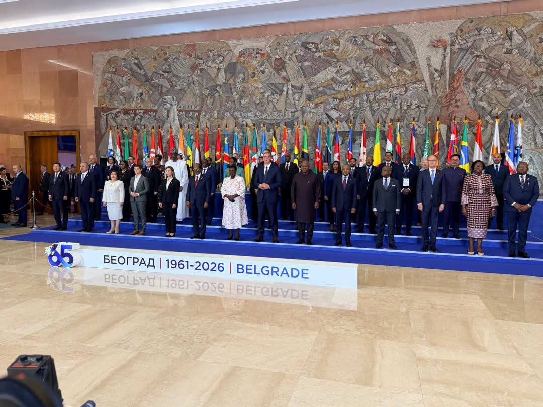 Algeria_MFA's tweet photo. #صور: ممثلة لرئيس الجمهورية، السيد @TebbouneAmadjid رئيسة المجلس الشعبي الوطني @apnalgerie الدكتورة خليدة بوفدش، تشارك ببلغراد في الاجتماع التخليدي للمؤتمر التأسيسي الأول لحركة عدم الانحياز.

https://t.co/3m33w6XuG6 https://t.co/4isx95eH46